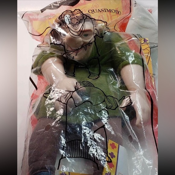 Vintage disney hand puppets hunchback of notre dame 90s quasimodo hugo gargoyle - Picture 3 of 5
